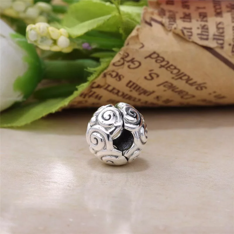 (afbeelding voor) Pandora Zilveren Swirl Stippen Clip 790161 - Bekijken 3