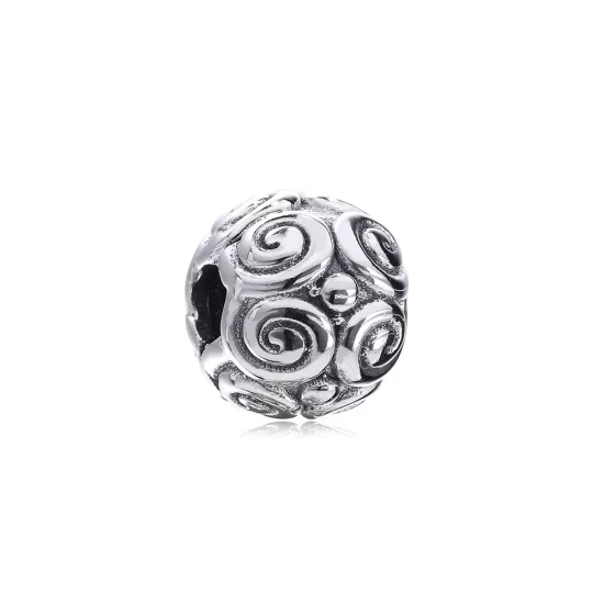 (afbeelding voor) Pandora Zilveren Swirl Stippen Clip 790161