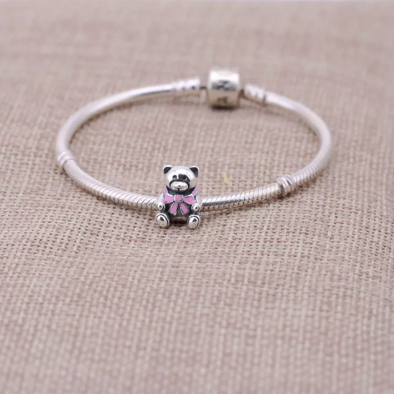 (afbeelding voor) Pandora Zilveren Teddybeer Bedel 791124En24 - Bekijken 2