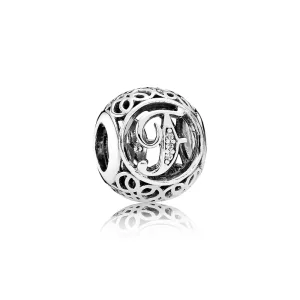 (afbeelding voor) Pandora Zilveren Vintage F Bedel 791850CZ