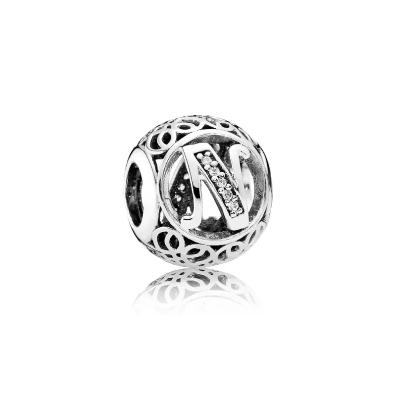 (afbeelding voor) Pandora Zilveren Vintage N Bedel 791858CZ