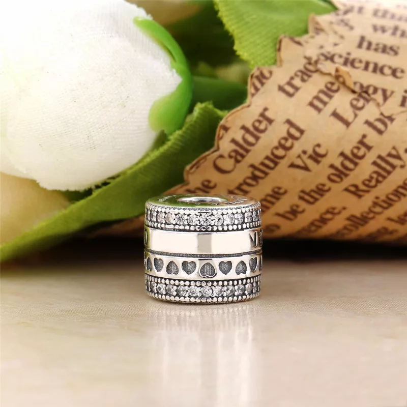 (afbeelding voor) Spinning Hearts Of Pandora Bedel 797402CZ - Bekijken 3