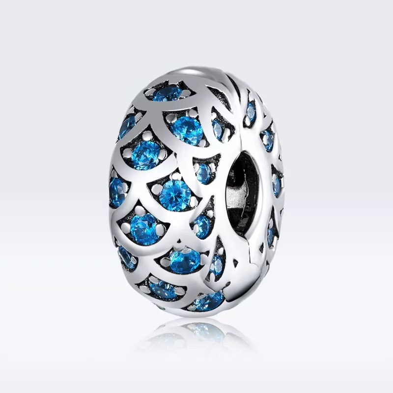 (afbeelding voor) Pandora Style Blauwe Elegantie Clip Bedel - SCC1513 - Bekijken 5