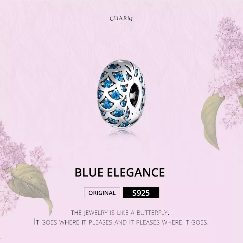 (afbeelding voor) Pandora Style Blauwe Elegantie Clip Bedel - SCC1513 - Bekijken 6
