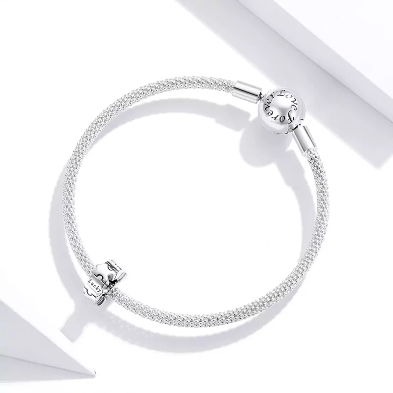 (afbeelding voor) Pandora Style Eenvoudige puzzel Clip Bedel - BSC377 - Bekijken 3