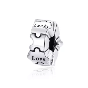Pandora Style Eenvoudige puzzel Clip Bedel - BSC377 (afbeelding voor) Pandora Style Eenvoudige puzzel Clip Bedel - BSC377