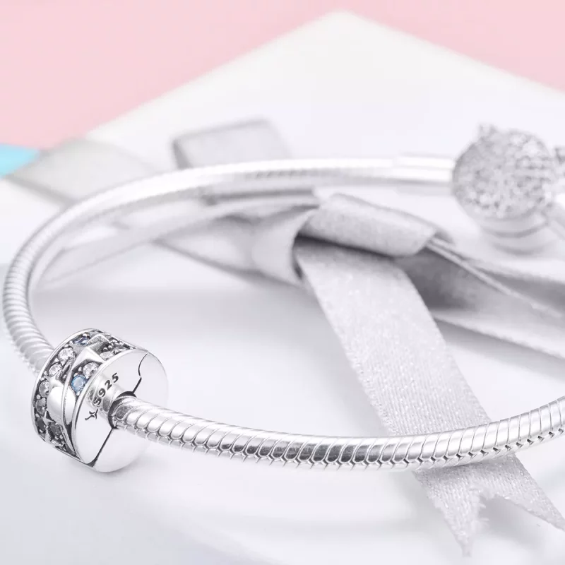 (afbeelding voor) Pandora Style Planeet Clip Bedel - SCC985 - Bekijken 4