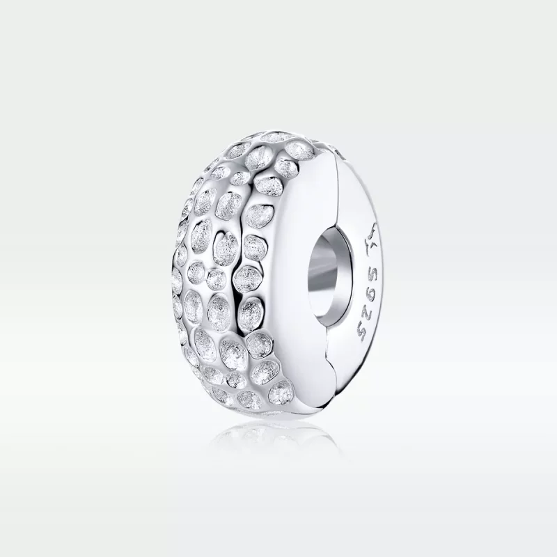 (afbeelding voor) Pandora Style Textuur Clip Bedel - SCC1490 - Bekijken 5
