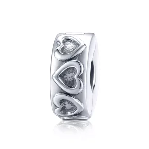 (afbeelding voor) Pandora Style Vintage reliëf Clip Bedel - SCC1557