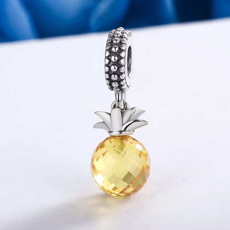 (afbeelding voor) Pandora Style Ananas Hangende Bedel - SCC150 - Bekijken 4