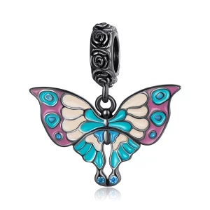 Pandora Style Artistieke Vlinder Hangende Bedel - SCC2240 (afbeelding voor) Pandora Style Artistieke Vlinder Hangende Bedel - SCC2240