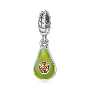 Pandora Style Avocado Hangende Bedel - BSC472 (afbeelding voor) Pandora Style Avocado Hangende Bedel - BSC472