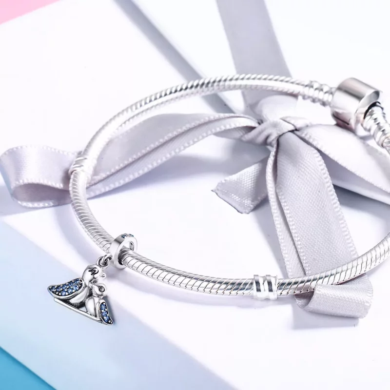 (afbeelding voor) Pandora Style Babyvogel Met Moeder Hangende Bedel - SCC426 - Bekijken 4