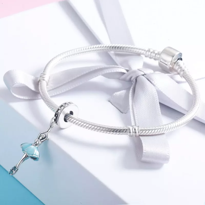 (afbeelding voor) Pandora Style Ballerina Hangende Bedel - SCC514 - Bekijken 4