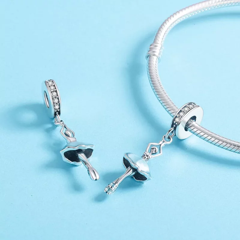 (afbeelding voor) Pandora Style Ballerina Hangende Bedel - SCC514 - Bekijken 5