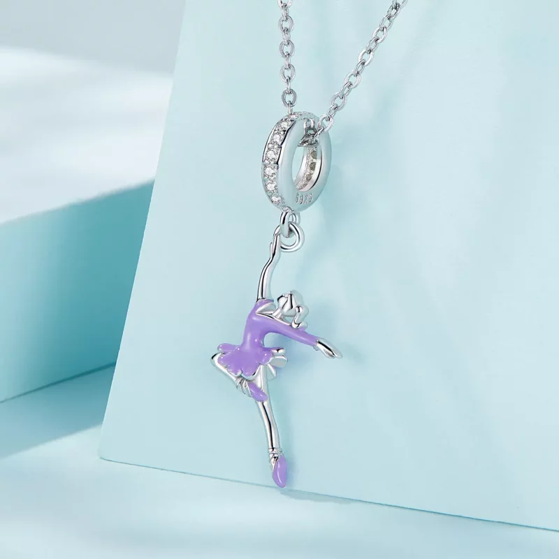 (afbeelding voor) Pandora Style Ballerina Meisje Hangende Bedel - SCC2394 - Bekijken 2