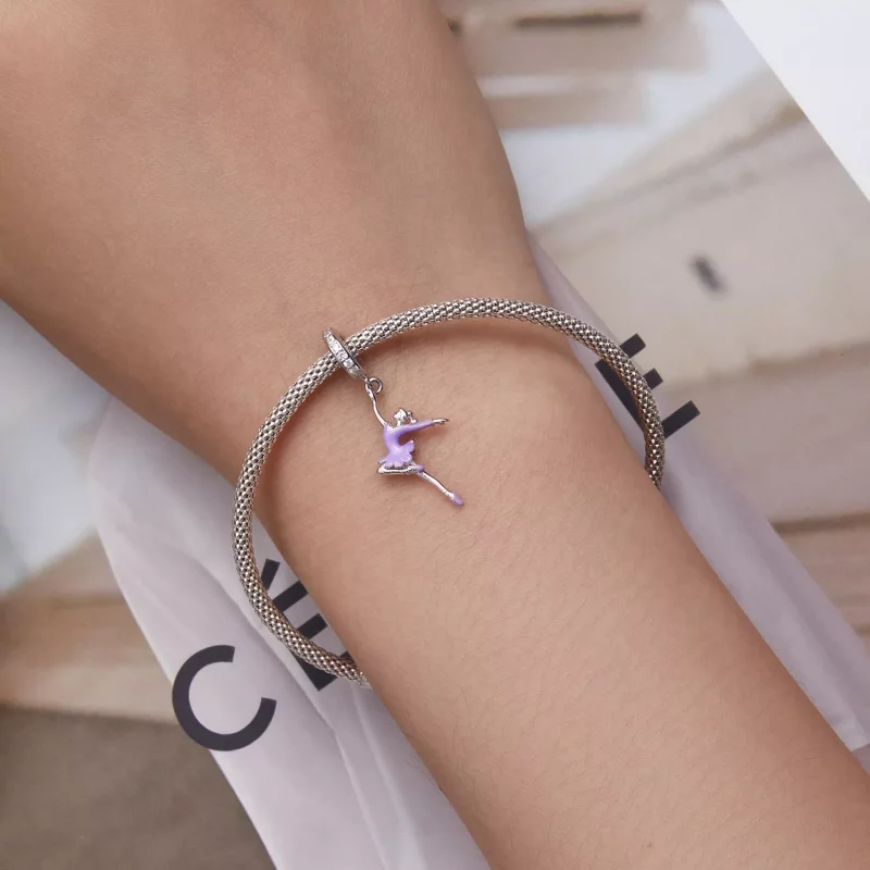 (afbeelding voor) Pandora Style Ballerina Meisje Hangende Bedel - SCC2394 - Bekijken 5