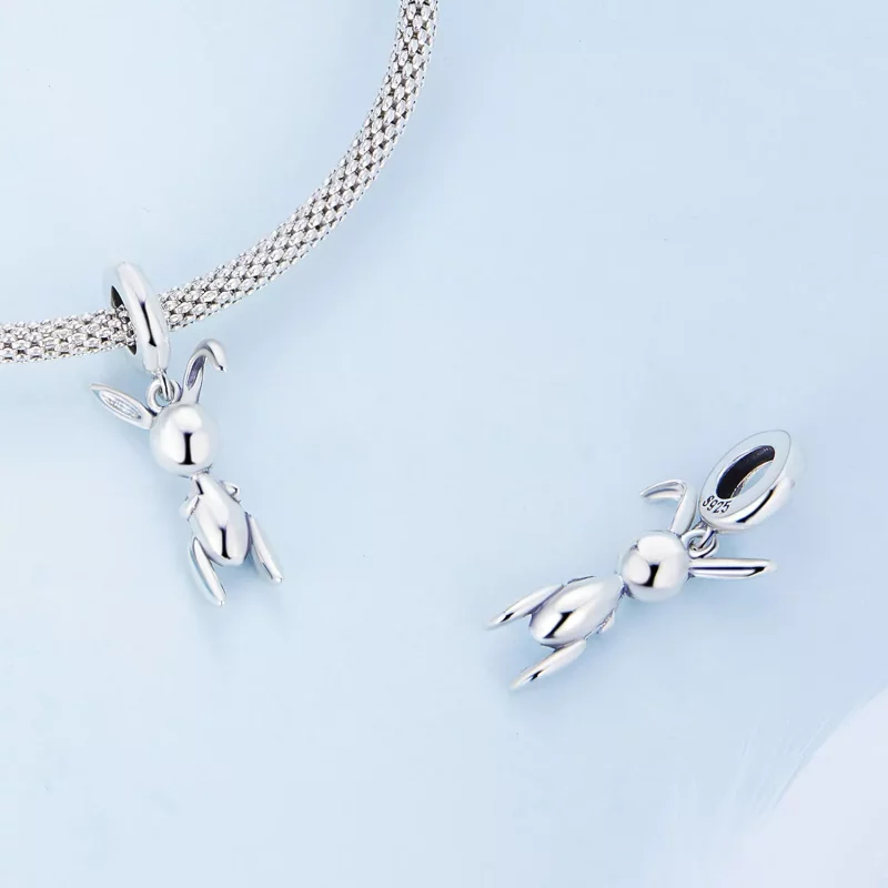(afbeelding voor) Pandora Style Ballon Bunny Hangende Bedel - BSC692 - Bekijken 4
