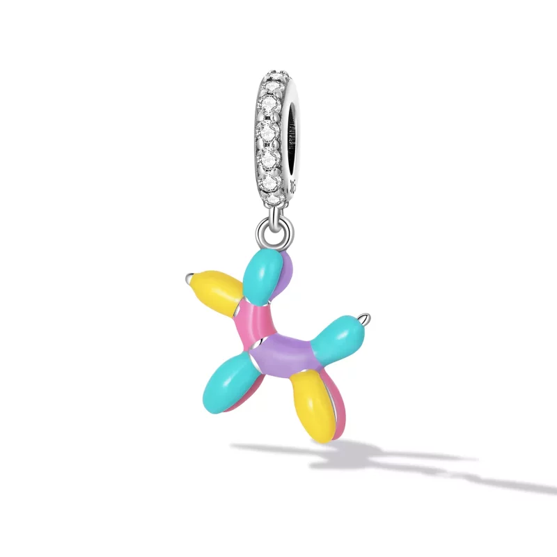 (afbeelding voor) Pandora Style Ballon Puppy Hangende Bedel - SCC2217 - Bekijken 2