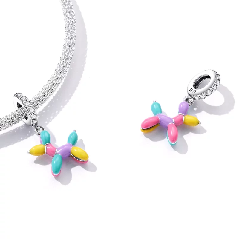 (afbeelding voor) Pandora Style Ballon Puppy Hangende Bedel - SCC2217 - Bekijken 5