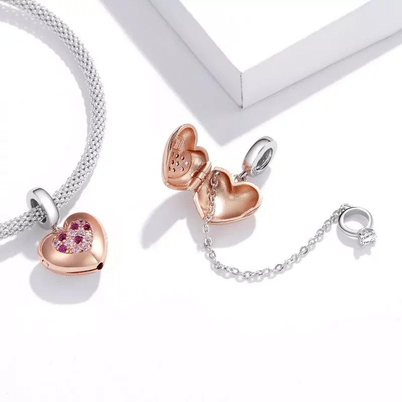 (afbeelding voor) Pandora Style Belofte van liefde Hangende Bedel - BSC396 - Bekijken 4