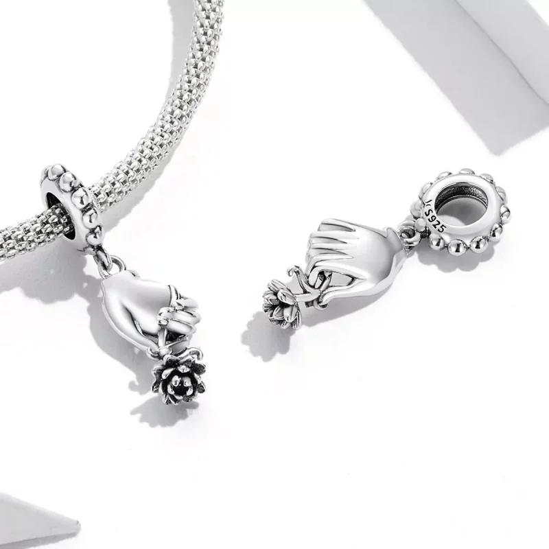 (afbeelding voor) Pandora Style Bergamot Lotus Hangende Bedel - SCC2169 - Bekijken 4
