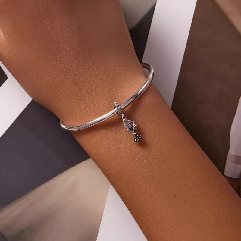 (afbeelding voor) Pandora Style Bergamot Lotus Hangende Bedel - SCC2169 - Bekijken 5