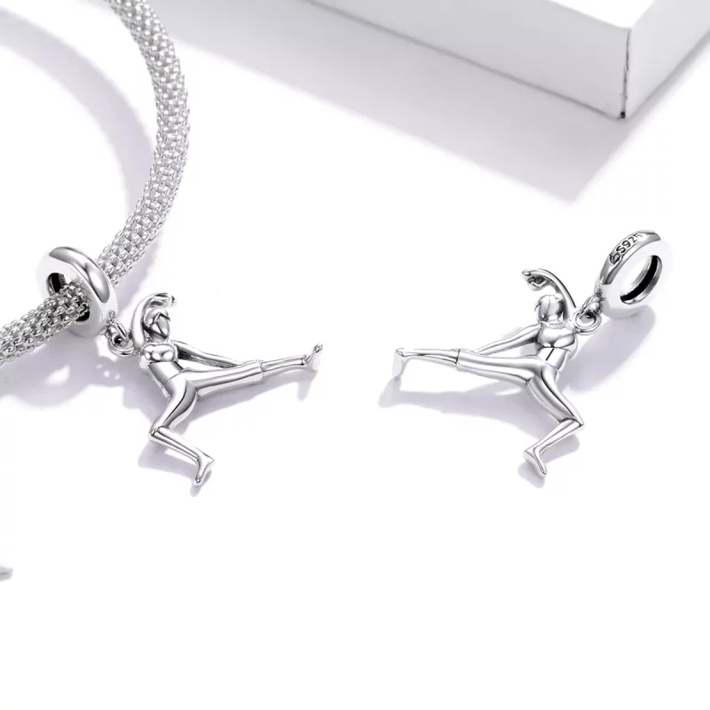 (afbeelding voor) Pandora Style Beschermengel Hangende Bedel - BSC386 - Bekijken 4