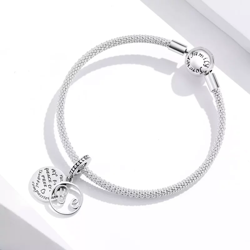 (afbeelding voor) Pandora Style Beste wensen Hangende Bedel - BSC315 - Bekijken 3