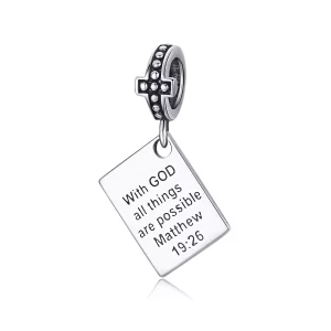 (afbeelding voor) Pandora Style Bijbel Hangende Bedel - SCC1424