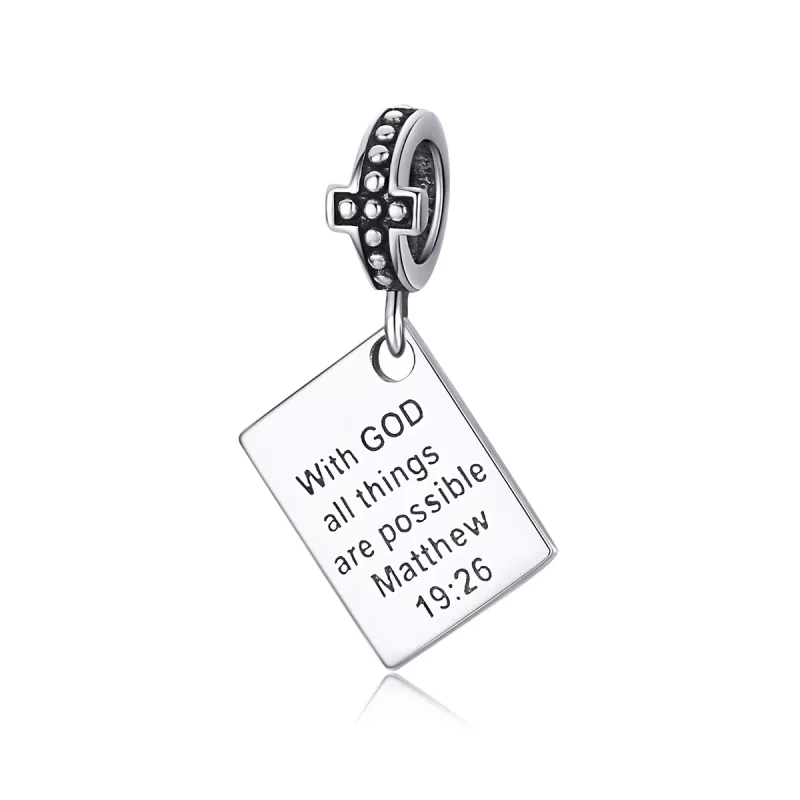 (afbeelding voor) Pandora Style Bijbel Hangende Bedel - SCC1424