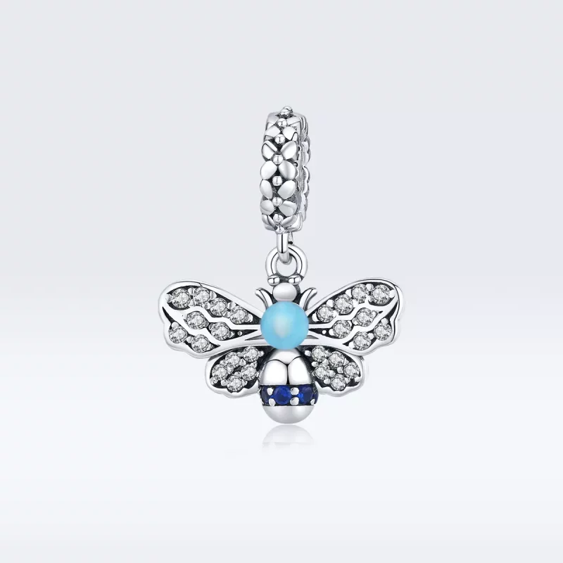 (afbeelding voor) Pandora Style blauwe bij Hangende Bedel - SCC1480 - Bekijken 5