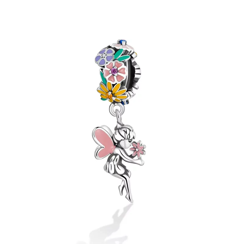 (afbeelding voor) Pandora Style Bloem Elf Hangende Bedel - BSC592 - Bekijken 2