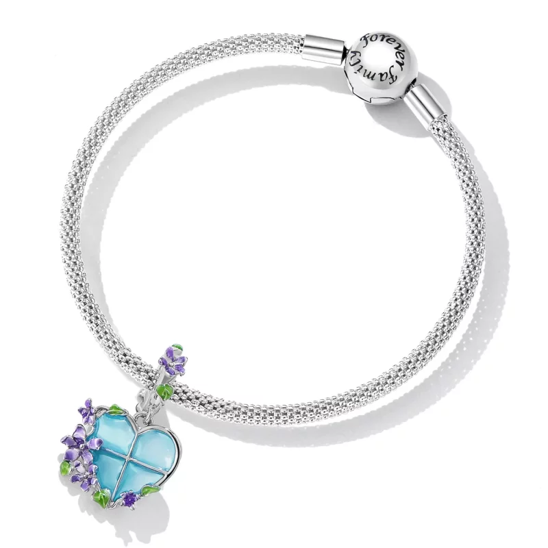 (afbeelding voor) Pandora Style Bloemenvenster Hangende Bedel - SCC2323 - Bekijken 5