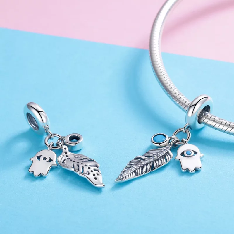 (afbeelding voor) Pandora Style Boheemse stijl Hangende Bedel - SCC880 - Bekijken 4