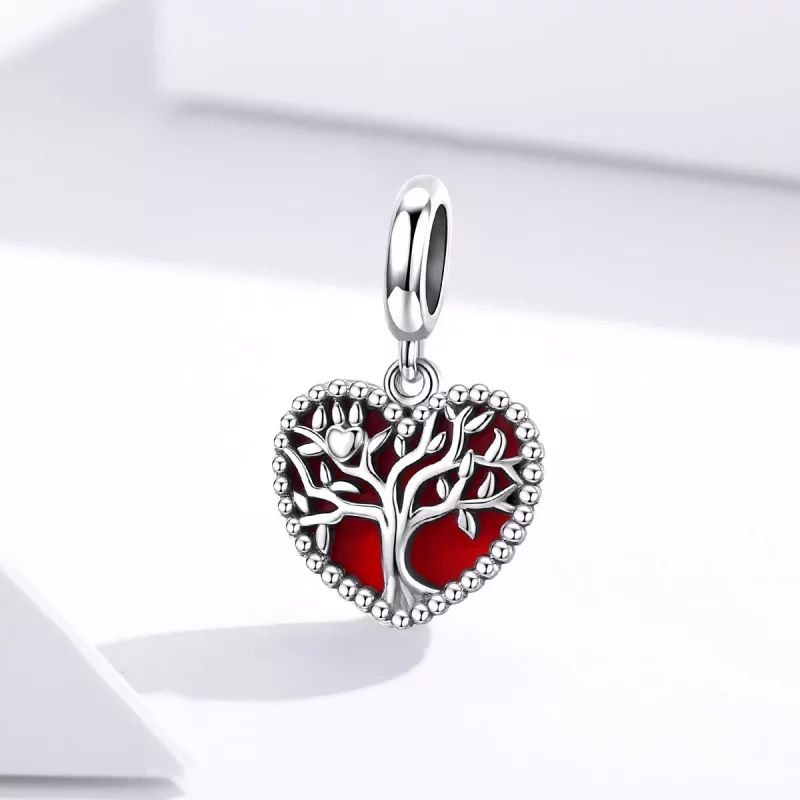 (afbeelding voor) Pandora Style Boom van liefde Hangende Bedel - SCC1556 - Bekijken 3