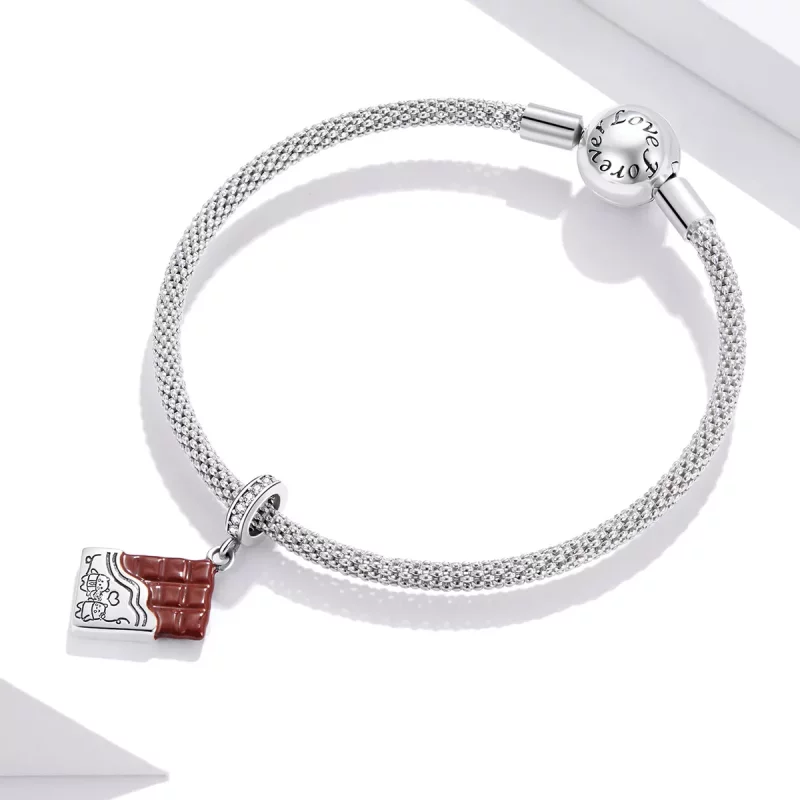 (afbeelding voor) Pandora Style Chocolade liefde Hangende Bedel - SCC1782 - Bekijken 3