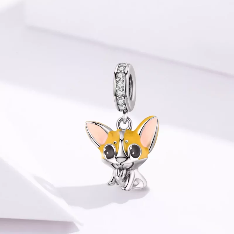 (afbeelding voor) Pandora Style Corgi Hangende Bedel - BSC078 - Bekijken 2