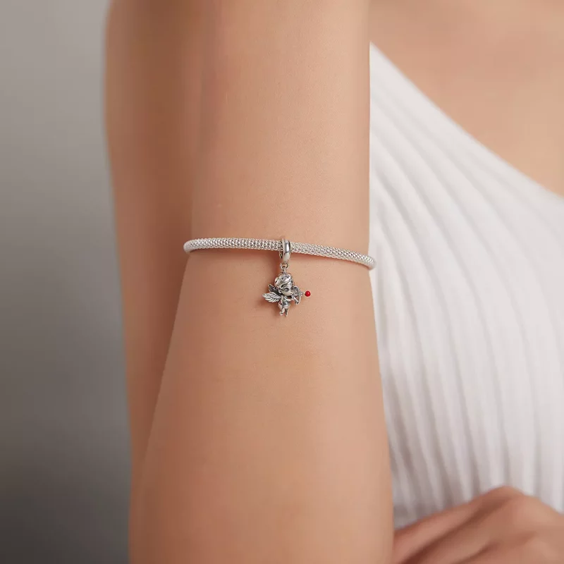(afbeelding voor) Pandora Style Cupido Hangende Bedel - SCC1898 - Bekijken 5