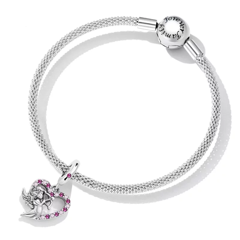 (afbeelding voor) Pandora Style Cupido Hart Hangende Bedel - SCC2324 - Bekijken 5