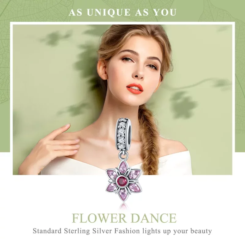 (afbeelding voor) Pandora Style De dans van bloemen Hangende Bedel - SCC840 - Bekijken 6