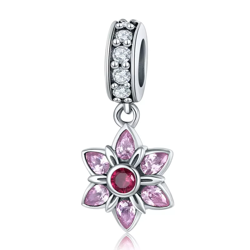 (afbeelding voor) Pandora Style De dans van bloemen Hangende Bedel - SCC840