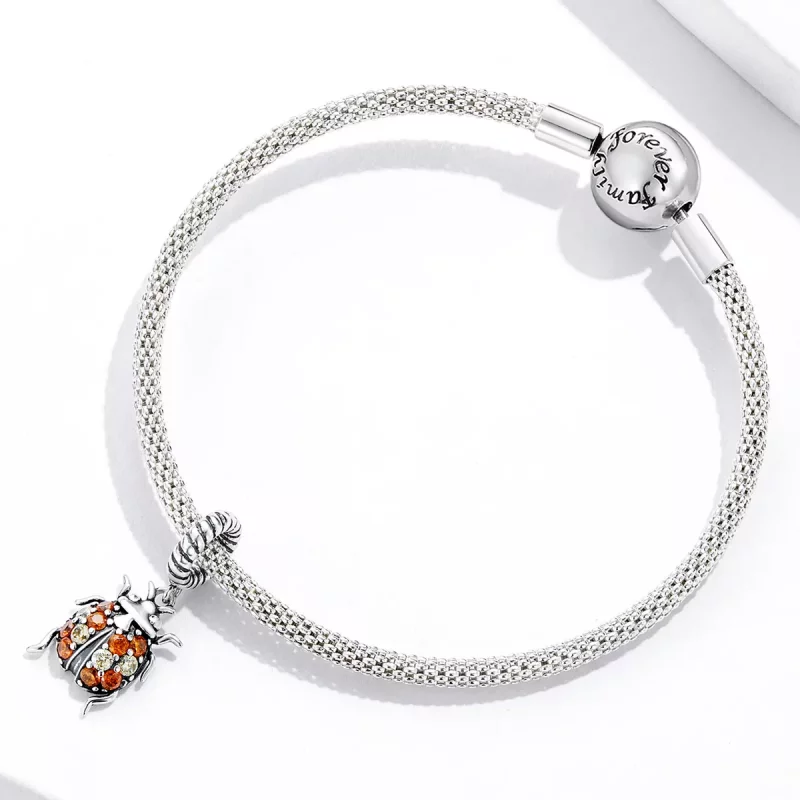 (afbeelding voor) Pandora Style Delicaat lieveheersbeestje Hangende Bedel - SCC2179 - Bekijken 3