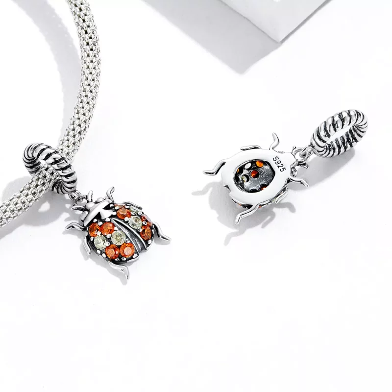 (afbeelding voor) Pandora Style Delicaat lieveheersbeestje Hangende Bedel - SCC2179 - Bekijken 4