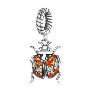 (afbeelding voor) Pandora Style Delicaat lieveheersbeestje Hangende Bedel - SCC2179