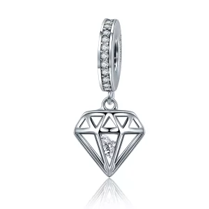 (afbeelding voor) Pandora Style Diamant Hangende Bedel - SCC186