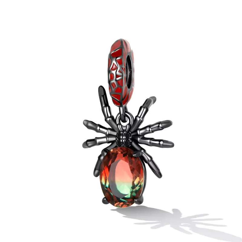 (afbeelding voor) Pandora Style Donkere Spin Hangende Bedel - SCC2292 - Bekijken 2