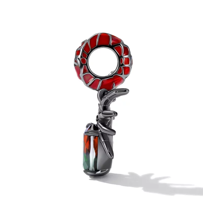 (afbeelding voor) Pandora Style Donkere Spin Hangende Bedel - SCC2292 - Bekijken 3