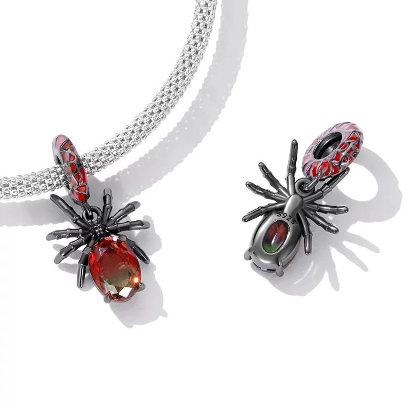 (afbeelding voor) Pandora Style Donkere Spin Hangende Bedel - SCC2292 - Bekijken 4