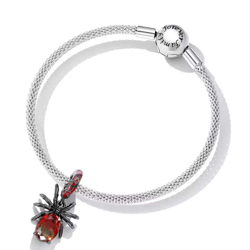 (afbeelding voor) Pandora Style Donkere Spin Hangende Bedel - SCC2292 - Bekijken 5